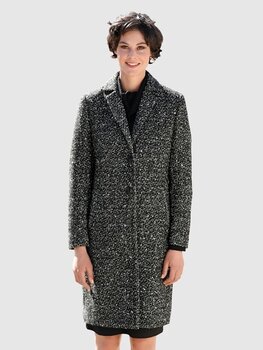 Paltas moterims Dress In 2123-4840, juodas цена и информация | Женские пальто | pigu.lt