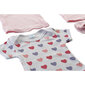 Medvilninis drabužių rinkinys, 0-6 mėnesių kūdikiams kaina ir informacija | Pižamos, chalatai mergaitėms | pigu.lt