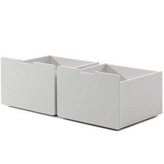 Patalynės dėžė Aatrium Pino PILD9014, balta kaina ir informacija | Stalčiai, patalynės dėžės | pigu.lt