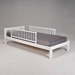 Apsauginis turėklas vaiko lovai Aatrium Folding 0110-9, baltas kaina ir informacija | Saugos varteliai, apsaugos | pigu.lt