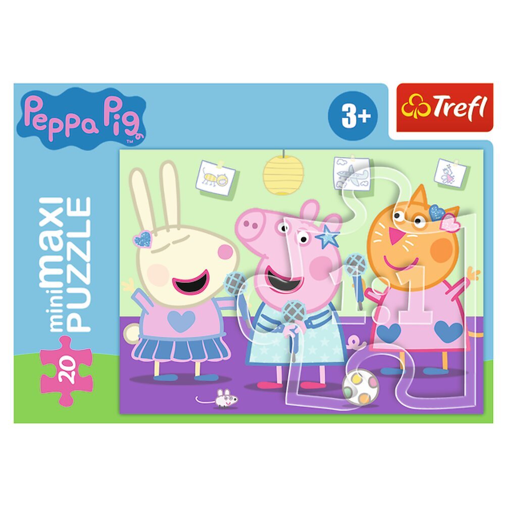 Dėlionė Kiaulytė Pepa Trefl Mini Maxi, 20. kaina ir informacija | Dėlionės (puzzle) | pigu.lt