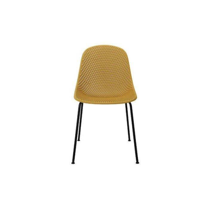 Kėdė Aatrium Tool Norman PP-731F, geltona kaina ir informacija | Virtuvės ir valgomojo kėdės | pigu.lt
