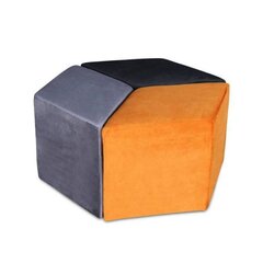 Пуф Aatrium Romb 3 W1168, оранжевый цвет цена и информация | Кресла-мешки и пуфы | pigu.lt