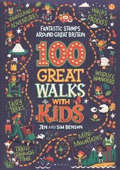 100 Great Walks with Kids: Fantastic stomps around Great Britain kaina ir informacija | Kelionių vadovai, aprašymai | pigu.lt