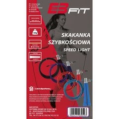 Šokdynė EB Fit Speed Light, 300 cm, violetinė kaina ir informacija | Šokdynės | pigu.lt