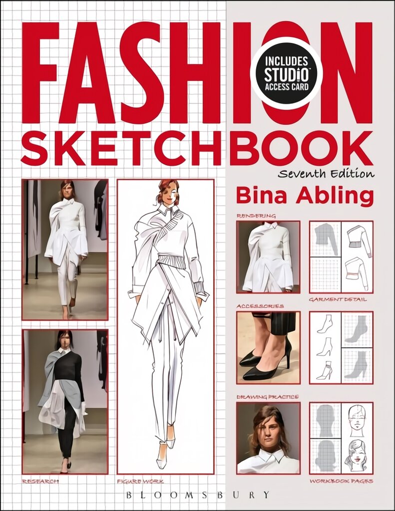 Fashion Sketchbook: Bundle Book plus Studio Access Card 7th edition kaina ir informacija | Knygos apie meną | pigu.lt