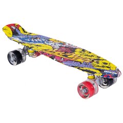 Пластиковый скейтборд Enero Graffiti, 22 дюйма цена и информация | Скейтборды | pigu.lt