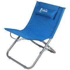 Складной пляжный стул, синий цена и информация | Туристическая мебель | pigu.lt
