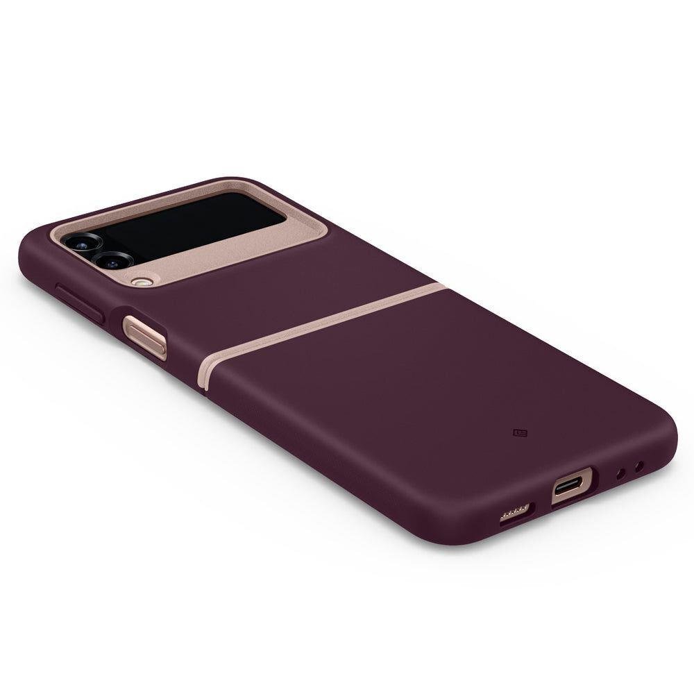 Caseology Nano Pop Galaxy Flip 4 Burgundy kaina ir informacija | Telefono dėklai | pigu.lt