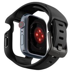 Spigen Liquid Air "Pro" Apple Watch 7 (45 MM) Black цена и информация | Аксессуары для смарт-часов и браслетов | pigu.lt