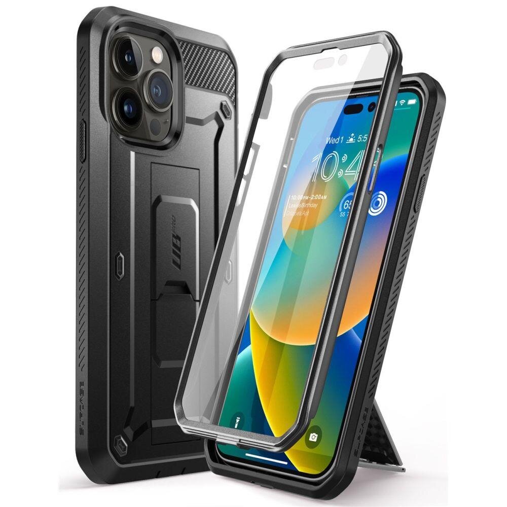 Supcase Unicorn Beetle Pro, iPhone 14 Pro Black kaina ir informacija | Telefono dėklai | pigu.lt