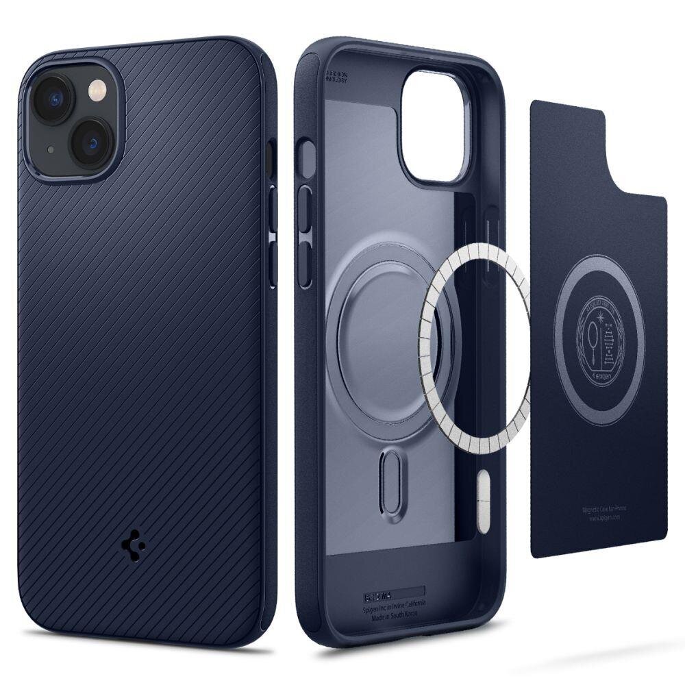 Spigen Armor iPhone 14 Plus Blue kaina ir informacija | Telefono dėklai | pigu.lt