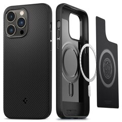 Dėklas Spigen skirtas iPhone 14 Pro, juoda kaina ir informacija | Telefono dėklai | pigu.lt