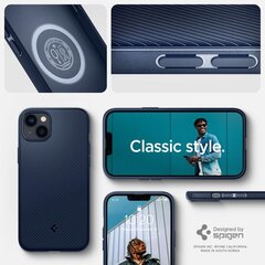 Spigen Armor iPhone 14 Blue kaina ir informacija | Telefono dėklai | pigu.lt