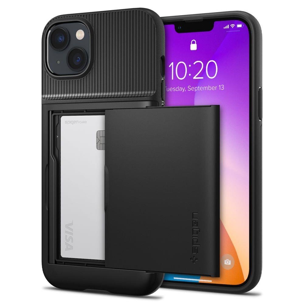 Spigen Slim Armor CS iPhone 14 Plus Black kaina ir informacija | Telefono dėklai | pigu.lt