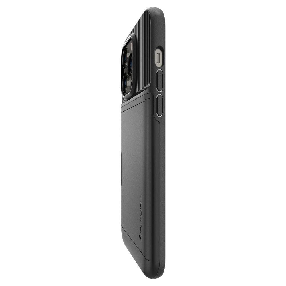 Spigen Slim Armor CS iPhone 14 Pro Black kaina ir informacija | Telefono dėklai | pigu.lt