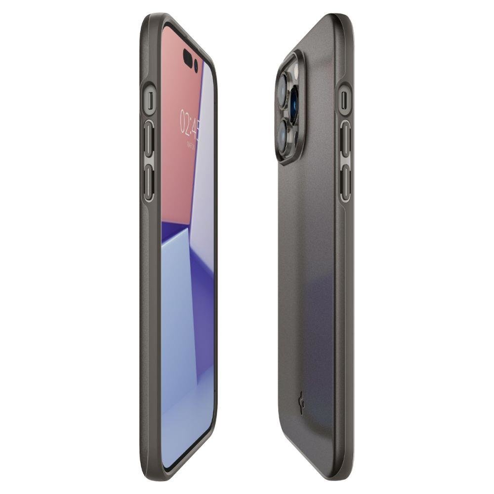 Spigen Thin Fit iPhone 14 Pro Max GUNMETAL kaina ir informacija | Telefono dėklai | pigu.lt