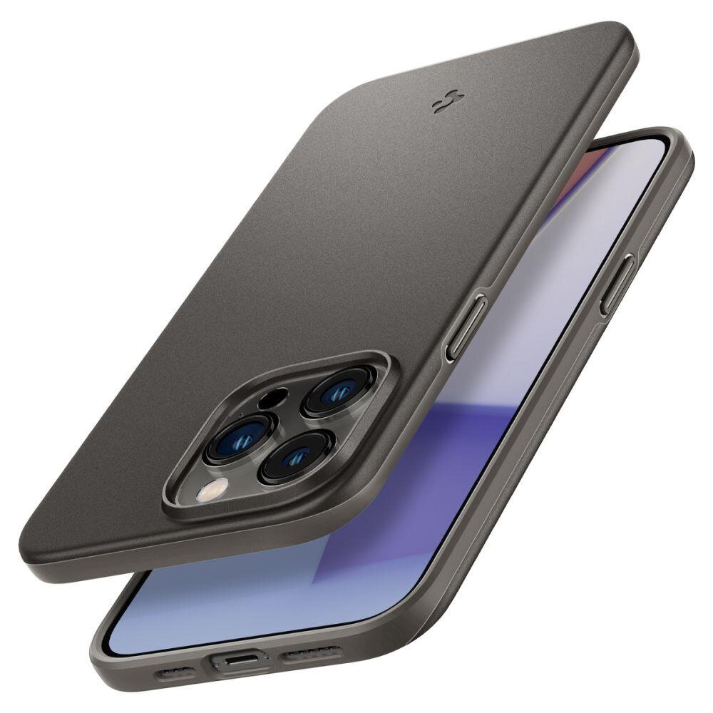 Spigen Thin Fit iPhone 14 Pro Max GUNMETAL kaina ir informacija | Telefono dėklai | pigu.lt