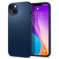 Spigen Thin Fit iPhone 14 Blue kaina ir informacija | Telefono dėklai | pigu.lt