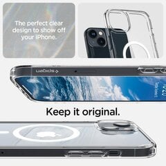 Чехол Spigen Ultra Hybrid для iPhone 14 Plus, белый цена и информация | Чехлы для телефонов | pigu.lt