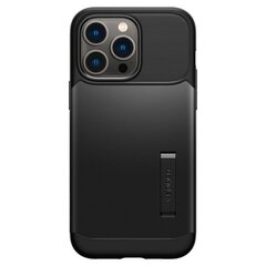 Spigen Slim Armor iPhone 14 Pro Max Black kaina ir informacija | Telefono dėklai | pigu.lt