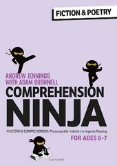 Comprehension Ninja for Ages 6-7: Fiction & Poetry: Comprehension worksheets for Year 2 kaina ir informacija | Socialinių mokslų knygos | pigu.lt