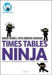 Times Tables Ninja: Photocopiable multiplication worksheets that support the National Curriculum цена и информация | Книги по социальным наукам | pigu.lt