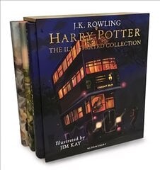 Harry Potter - The Illustrated Collection: Three magical classics kaina ir informacija | Knygos paaugliams ir jaunimui | pigu.lt