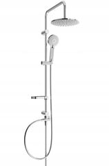 Vonios-dušo sistema su termostatiniu maišytuvu Mexen Carl Kai 2, Chrome kaina ir informacija | Dušo komplektai ir panelės | pigu.lt