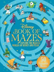 Disney Book of Mazes: Explore the Magical Worlds of Disney and Pixar through 50 fantastic mazes kaina ir informacija | Knygos mažiesiems | pigu.lt