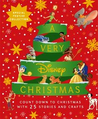 Very Disney Christmas: Count Down to Christmas with Twenty-Five Festive Stories and Crafts цена и информация | Книги для малышей | pigu.lt