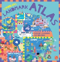 Scribblers' Landmark Atlas Illustrated edition цена и информация | Книги для подростков  | pigu.lt