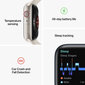 Apple Watch Series 8 GPS + Cellular 45mm Graphite Stainless Steel Case ,Midnight Sport Band - MNKU3EL/A LV-EE kaina ir informacija | Išmanieji laikrodžiai (smartwatch) | pigu.lt
