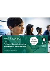 AAT Management Accounting Budgeting: Passcards kaina ir informacija | Ekonomikos knygos | pigu.lt