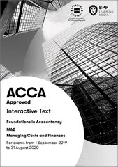 FIA Managing Costs and Finances MA2: Interactive Text цена и информация | Книги по экономике | pigu.lt