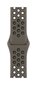 41mm Olive Grey/Black Nike Sport Band - MPGT3ZM/A kaina ir informacija | Išmaniųjų laikrodžių ir apyrankių priedai | pigu.lt