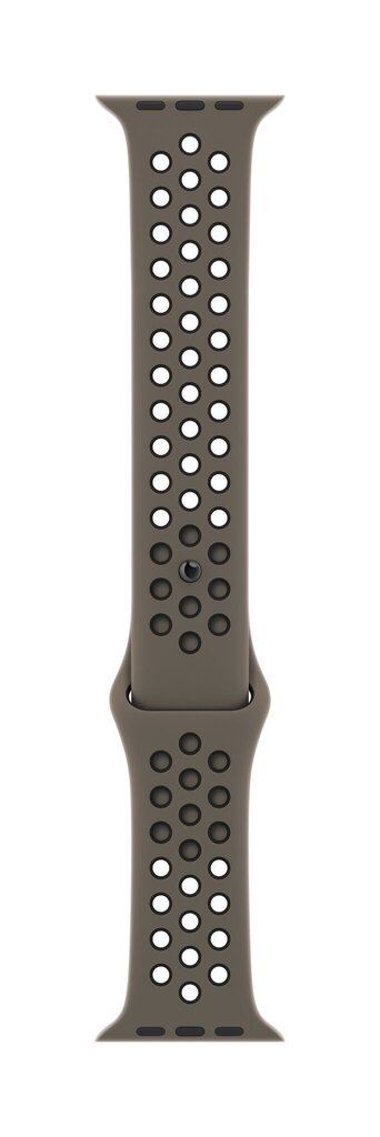 41mm Olive Grey/Black Nike Sport Band - MPGT3ZM/A kaina ir informacija | Išmaniųjų laikrodžių ir apyrankių priedai | pigu.lt