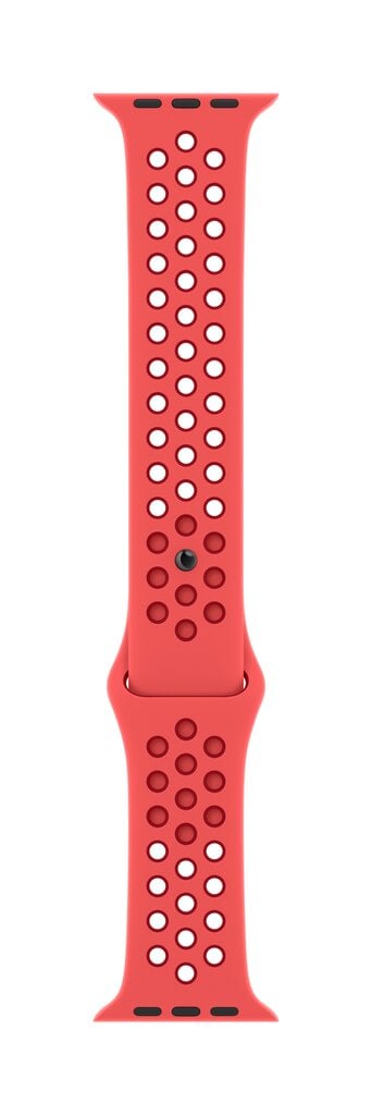 41mm Bright Crimson/Gym Red Nike Sport Band - MPGW3ZM/A kaina ir informacija | Išmaniųjų laikrodžių ir apyrankių priedai | pigu.lt