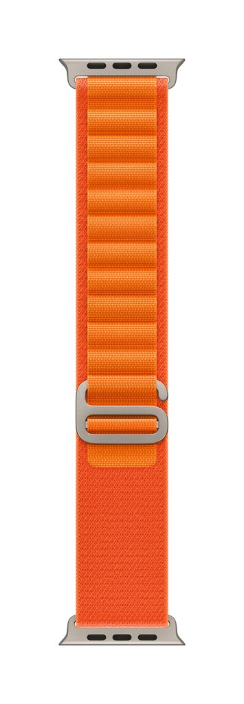 49mm Orange Alpine Loop - Small - MQDY3ZM/A kaina ir informacija | Išmaniųjų laikrodžių ir apyrankių priedai | pigu.lt