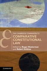 Cambridge Companion to Comparative Constitutional Law, The Cambridge Companion to Comparative Constitutional Law цена и информация | Книги по экономике | pigu.lt