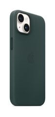 Apple Leather Case MagSafe MPP53ZM/A Forest Green цена и информация | Чехлы для телефонов | pigu.lt