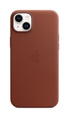 Apple Leather Case MagSafe MPPK3ZM/A Umber kaina ir informacija | Telefono dėklai | pigu.lt