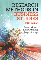 Research Methods in Business Studies 5th Revised edition kaina ir informacija | Ekonomikos knygos | pigu.lt