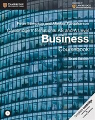 Cambridge International AS and A Level Business Coursebook with CD-ROM 3rd Revised edition цена и информация | Книги по экономике | pigu.lt