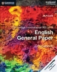 Cambridge International AS Level English General Paper Coursebook New edition kaina ir informacija | Užsienio kalbos mokomoji medžiaga | pigu.lt