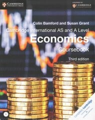 Cambridge International AS and A Level Economics Coursebook with CD-ROM 3rd Revised edition kaina ir informacija | Knygos paaugliams ir jaunimui | pigu.lt