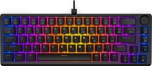 Krux ATAX 65% Pro RGB Outemu Red, черный цена и информация | Клавиатуры | pigu.lt