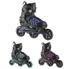 Роликовые коньки NA19318 BLACK-TURQUOISE SIZE M (35-38) IN-LINE SKATES NILS EXTREME цена и информация | Ролики | pigu.lt