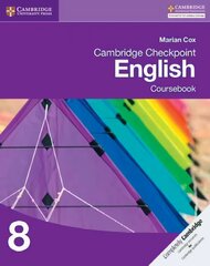 Cambridge Checkpoint English Coursebook 8, Bk. 8 цена и информация | Книги для подростков и молодежи | pigu.lt