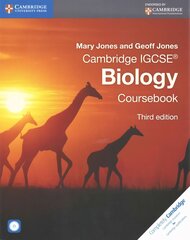 Cambridge IGCSE (R) Biology Coursebook with CD-ROM 3rd Revised edition, Cambridge IGCSE (R) Biology Coursebook with CD-ROM kaina ir informacija | Knygos paaugliams ir jaunimui | pigu.lt